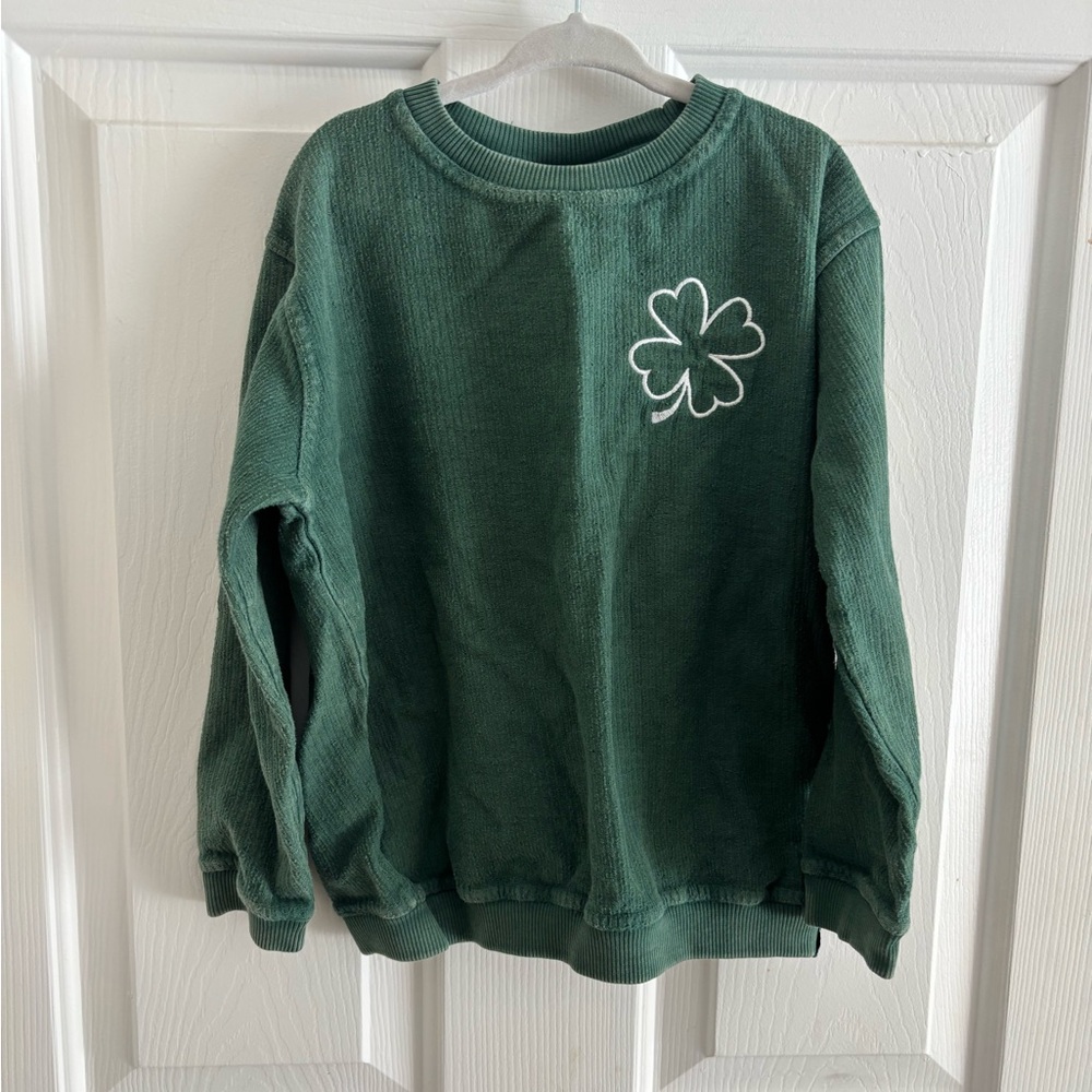 Green Kids Clover Sweatshirt